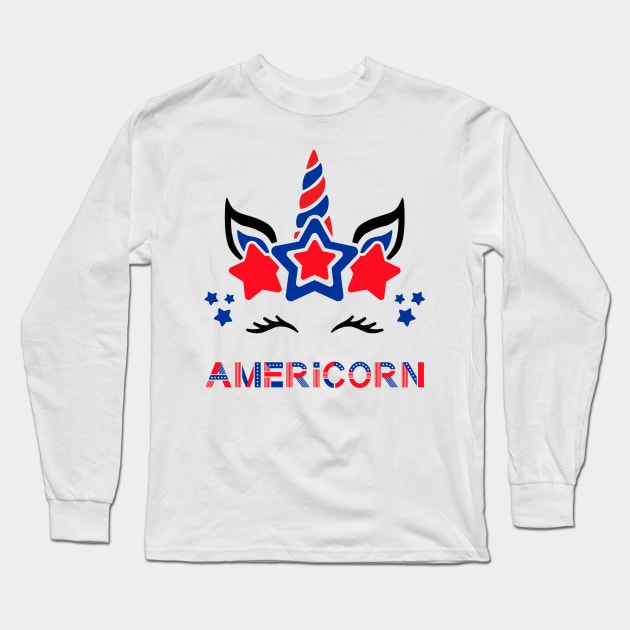 Americorn Long Sleeve T-Shirt by Scott Neumyer